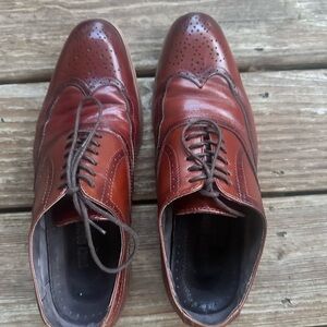 Stacy Adams Brown Leather Oxfords